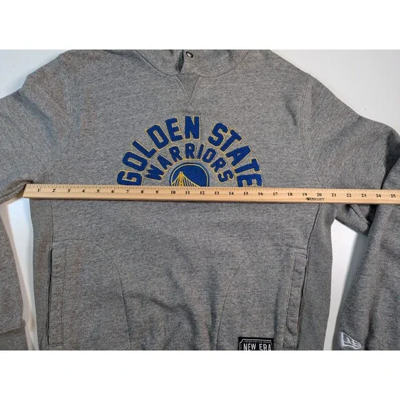 New Era Golden State Warriors Basketball Hoodie - Men’s Medium - Picture 8 of 10